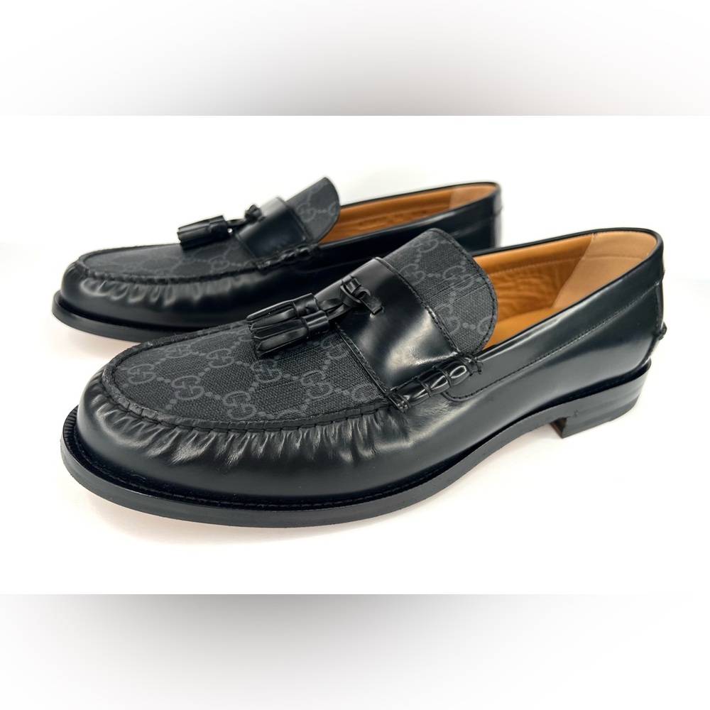 GUCCI Millennial Ribot Supreme Tassel Logo Men Loafers UK 13 - US 13.5 - EU 47